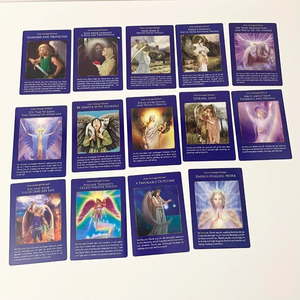 Archangel Michael Oracle Cards by Doreen Virtue 44 Card Set - Picture 15 of 16
